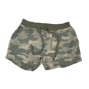Lucky Brand Camo Print Drawstring Shorts